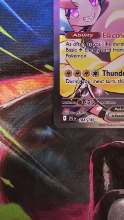 Pokemon TCG Iono's Bellibolt EX 183/159 Sv09 Special Illustration Rare Holo NM/M - Image 4