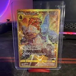 The Pokemon Company Coalossal Secret Rare Full Art Holo 198/189 Swsh03 EN - Image 1