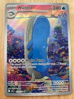 Pokemon TCG Wailord 162/159 Illustration Rare Journey Together - Image 1