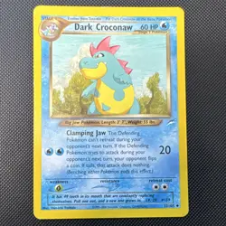 Pokemon Dark Croconaw 32/105 Neo Destiny Stage 1 60 HP Uncommon Regular English - Image 1