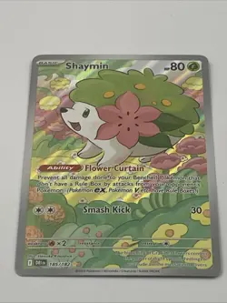 Shaymin 185/182 Pokemon TCG: Scarlet & Violet Destined Rivals Illustration Rare - Image 2