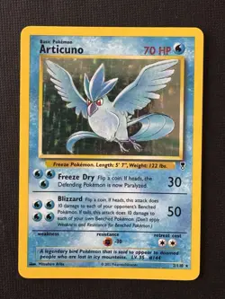 Pokemon Articuno 2/110 Legendary Collection Holo Rare Basic 70HP Freeze Dry - Image 1