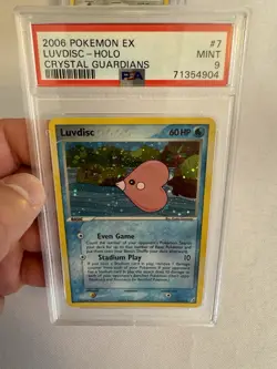 2006 Pokemon Luvdisc Holo Rare - EX Crystal Guardians 7/100 PSA 9 Mint! Nintendo - Image 1