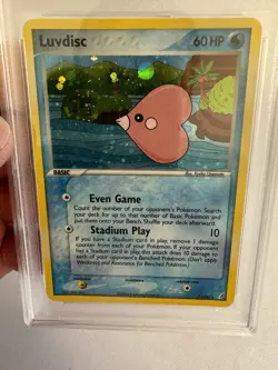 2006 Pokemon Luvdisc Holo Rare - EX Crystal Guardians 7/100 PSA 9 Mint! Nintendo - Image 5