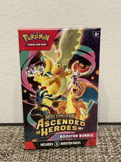 Pokemon Mega Evolution Ascended Heroes Booster Bundle Box English - Image 1