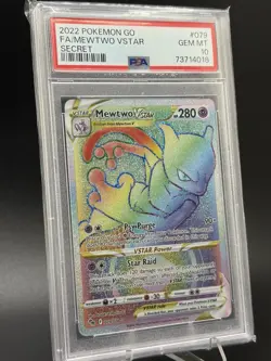 Mewtwo VSTAR (Secret) 079/078 Pokemon GO Holo - Image 1