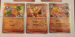 Pokemon TCG Playable Fire Deck Core Mini Charmander Charmeleon + Blaziken Line - Image 3