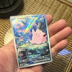Pokemon Lillie's Clefairy EX 190 HP 184/159 Journey Together Special Rare Holo - Image 1