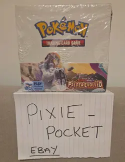 Paldea Evolved Sealed Booster Box ✅ - 36 Packs - Pokemon TCG (Damaged) - Image 1