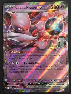 Pokemon TCG: Ascended Heroes - Team Rocket's Mewtwo (079/217) Double Rare Holo - Image 1