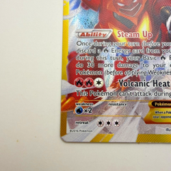 Volcanion EX 115/114 Secret Rare Full Art Steam Siege Pokemon TCG NM/M 2016 - Image 5