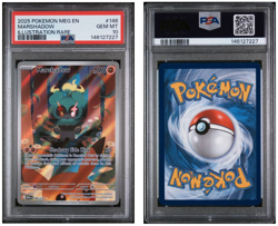 2025 Pokemon Mega Evolution Marshadow Illustration Rare #146 PSA 10 GEM MINT - Image 1