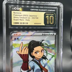 CGC Pristine 10 Nemona 343/190 Pokemon Japanese Shiny Treasure ex sv4a - Image 2