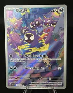 Pokemon TCG Gastly Scarlet & Violet Temporal Forces 177/162 IR Near Mint - Image 1