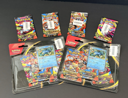 Pokemon Mega Evolution LOT of 2 Tech Stickers + Boosters | 10 Boosters | 189700 - Image 4