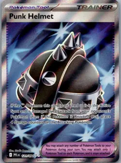 Punk Helmet 121/094 Ultra Rare Phantasmal Flames Pokemon Holo Near Mint - Image 1