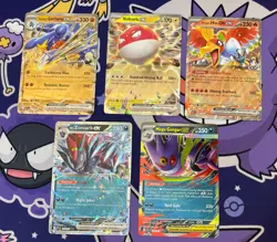 Pokemon TCG Ascended Heroes EX Mega Gengar, Voltorb, Garchomp, Zoroark, & Ho-oh - Image 1