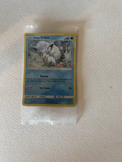 2017 Pokemon Alolan Vulpix 21/149 Sun and Moon Toys R Us Holo Promo Sealed - Image 1