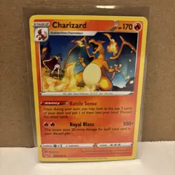 Charizard Pokemon TCG 025/185 Non Holo Rare Sword & Shield Vivid Voltage - Image 1