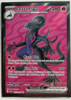 Salazzle EX 101/088 POR EN: Pokemon TCG Stage 1 Holo Rare 2016 260HP Card - Image 1