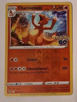 Charmeleon 009/078 Pokemon GO Reverse Holo - Image 1