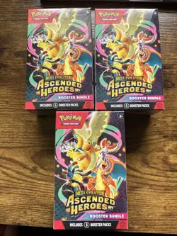 Pokemon TCG Ascended Heroes Booster Bundle - Lot of X3 New/Sealed in HAND - Image 1