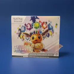 Pokemon Prismatic Evolutions ETB Elite Trainer Box TCG Sealed Minor Flaw - Image 1
