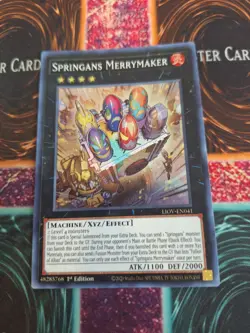 Yu-Gi-Oh! Springans Merrymaker LIOV-EN041 Super Rare 1st Edition Near Mint - Image 1