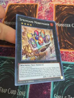 Yu-Gi-Oh! Springans Merrymaker LIOV-EN041 Super Rare 1st Edition Near Mint - Image 2