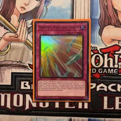 Yugioh Harpie's Feather Storm Ultra Rare RA01 - Image 2