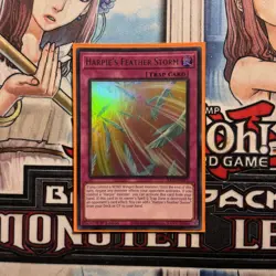 Yugioh Harpie's Feather Storm Ultra Rare RA01 - Image 3