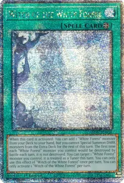 Witch of the White Forest - ALIN-EN058 - Quarter Century Secret Rare - 1st Editi - Image 1