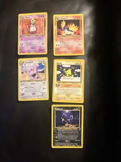 Pokemon - 5 Card Lot Neo Genesis - Image 1