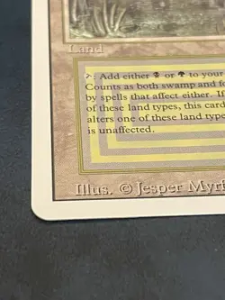 Bayou Revised Edition Mtg Dual Land Magic The Gathering Card LP - Image 2