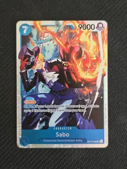 Sabo OP15-046 SR One Piece Card Game NM - Image 2