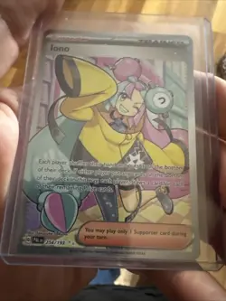 Pokemon TCG Iono Scarlet & Violet Paldea Evolved Holo Ultra Rare Card 254/193 NM - Image 1