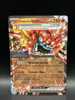 Stamped Hearthflame Mask Ogerpon ex 040/167 - Pokemon Twilight Masquerade Card - Image 1