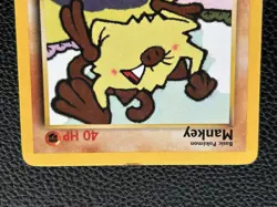 Mankey 61/82 1st Edition Team Rocket Non Holo Pokemon Card - Image 2