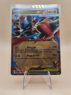 Mega Lucario EX 012 Me: Mega Evolution Promo Holo Pokemon Card NM - Image 5