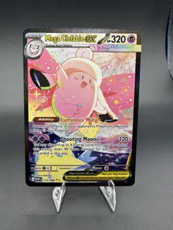 Mega Clefable EX 119/088 Full Art Secret Rare Pokemon Card NM Perfect Order - Image 1