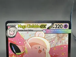 Mega Clefable EX 119/088 Full Art Secret Rare Pokemon Card NM Perfect Order - Image 2