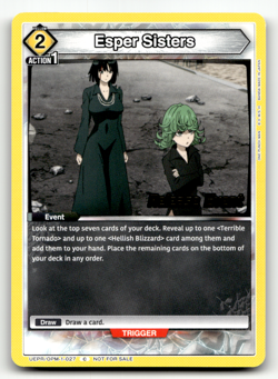 Esper Sisters UEPR/OPM-1-027 Common UE06BT: One Punch Man Release Event Cards N - Image 1