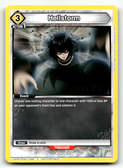 Hellstorm UEPR/OPM-1-028 Common UE06BT: One Punch Man Release Event Cards NM - Image 1