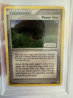 2006 Pokemon - Power Tree Reverse Holo Trainer EX Legend Maker 76/92 PSA 9 Mint! - Image 3