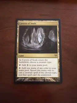 Wizards Cavern of Souls Rare Land Avacyn Restored Regular English Colorless MTG - Image 1