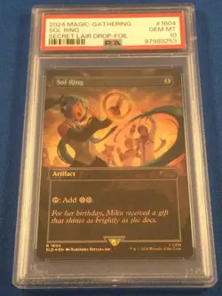 Sol Ring Hatsune Miku Secret Lair Rainbow FOIL graded - PSA10 - Image 1