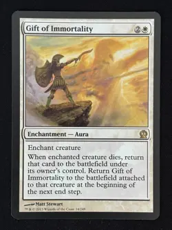 1x MTG Gift of Immortality - Theros (THS) #14 - Magic the Gathering - Image 1