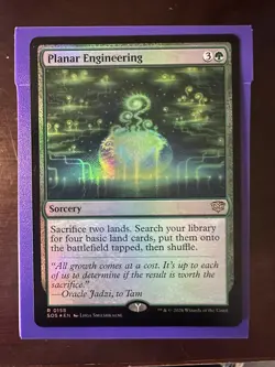 MTG Planar Engineering Secrets of Strixhaven Holographic Foil Rare 0158 - Image 1
