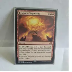 Explosive Singularity - Kamigawa Neon Dynasty - Mythic Red Sorcery - MTG - Image 1
