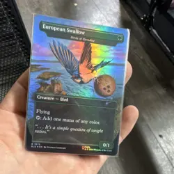 Magic: The Gathering Birds of Paradise African & European Swallow SLD Foil - Image 2